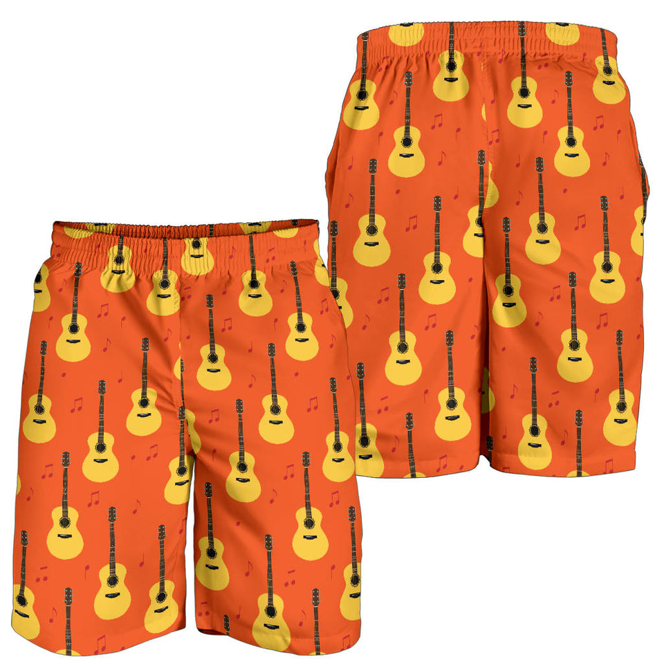 Classice Guitar Music Pattern Men Shorts