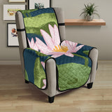 Lotus Waterlily Pattern background Chair Cover Protector
