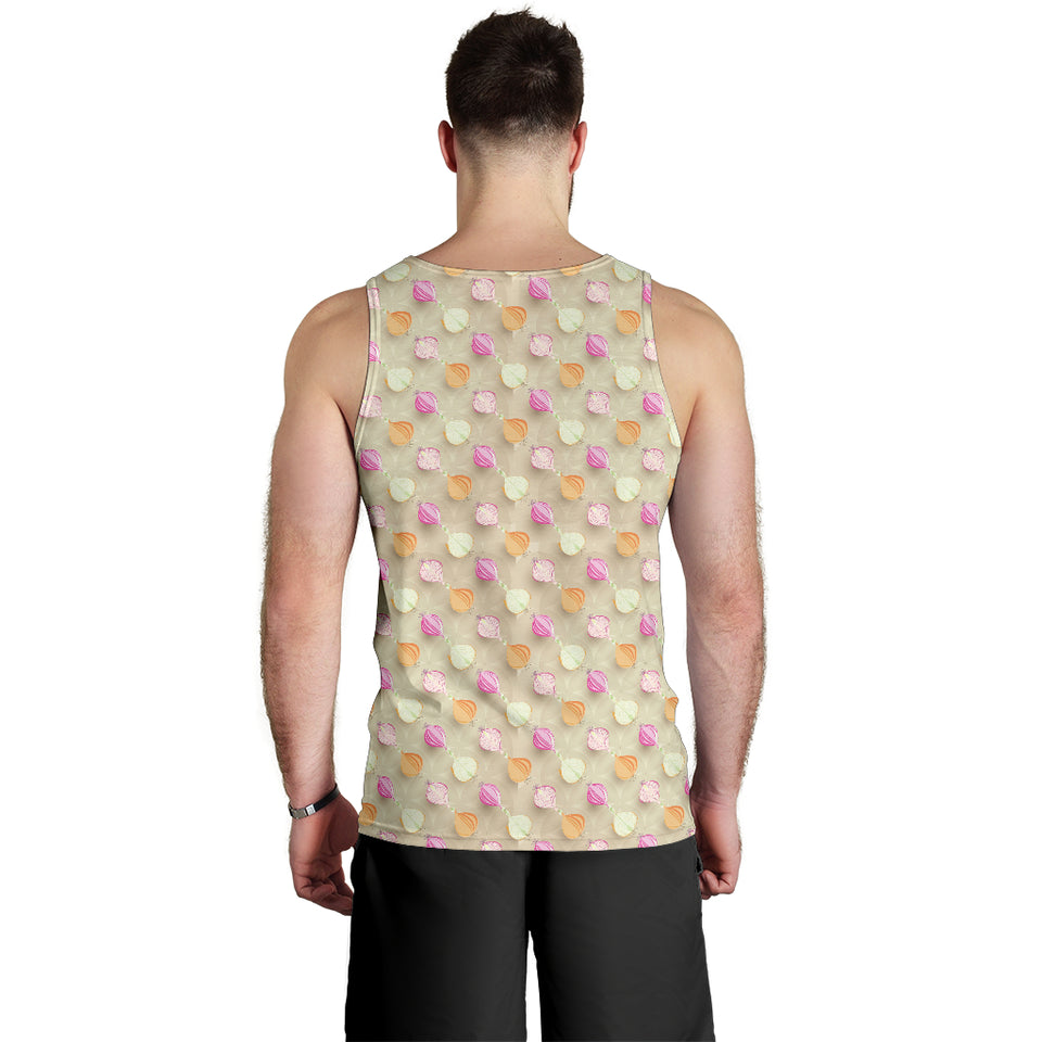 Onion Pattern Theme Men Tank Top