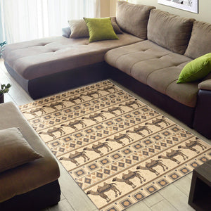 Traditional Camel Pattern Ethnic Motifs Area Rug
