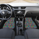 Gear Pattern Print Design 02 Front Car Mats