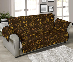 Gold Grape Pattern Sofa Cover Protector