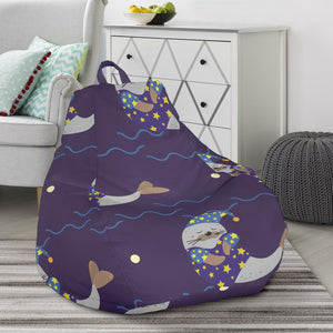 Sleeping Sea Lion Pattern Bean Bag Cover