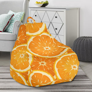 Sliced Orange Pattern Bean Bag Cover