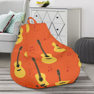 Classice Guitar Music Pattern Bean Bag Cover