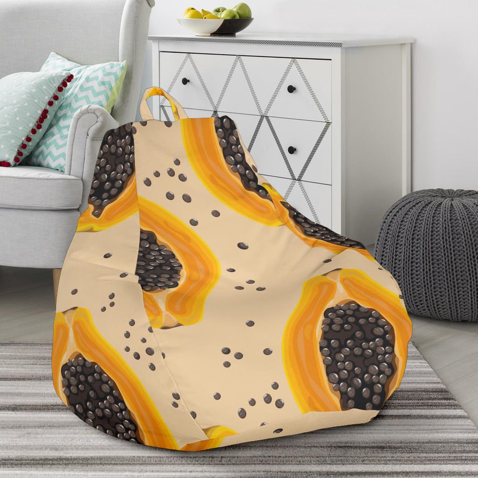 Papaya Pattern Bean Bag Cover