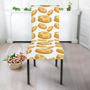 Pancake Pattern Print Design 05 Dining Chair Slipcover