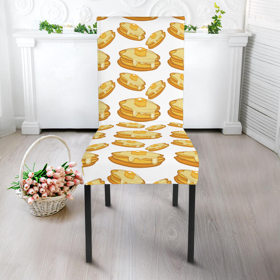 Pancake Pattern Print Design 05 Dining Chair Slipcover