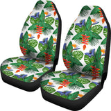 Heliconia Butterfly Leaves Pattern Universal Fit Car Seat Covers