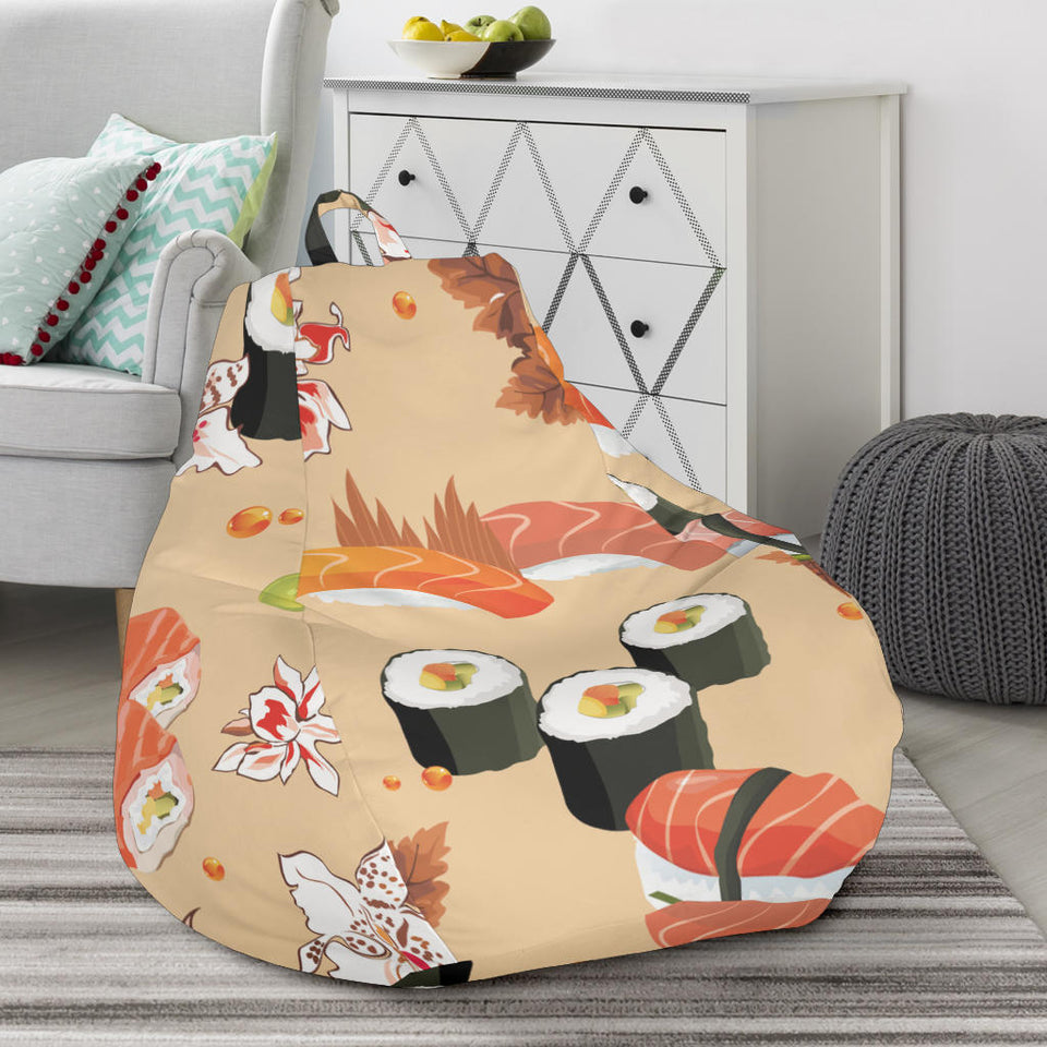 Sushi Pattern Bean Bag Cover