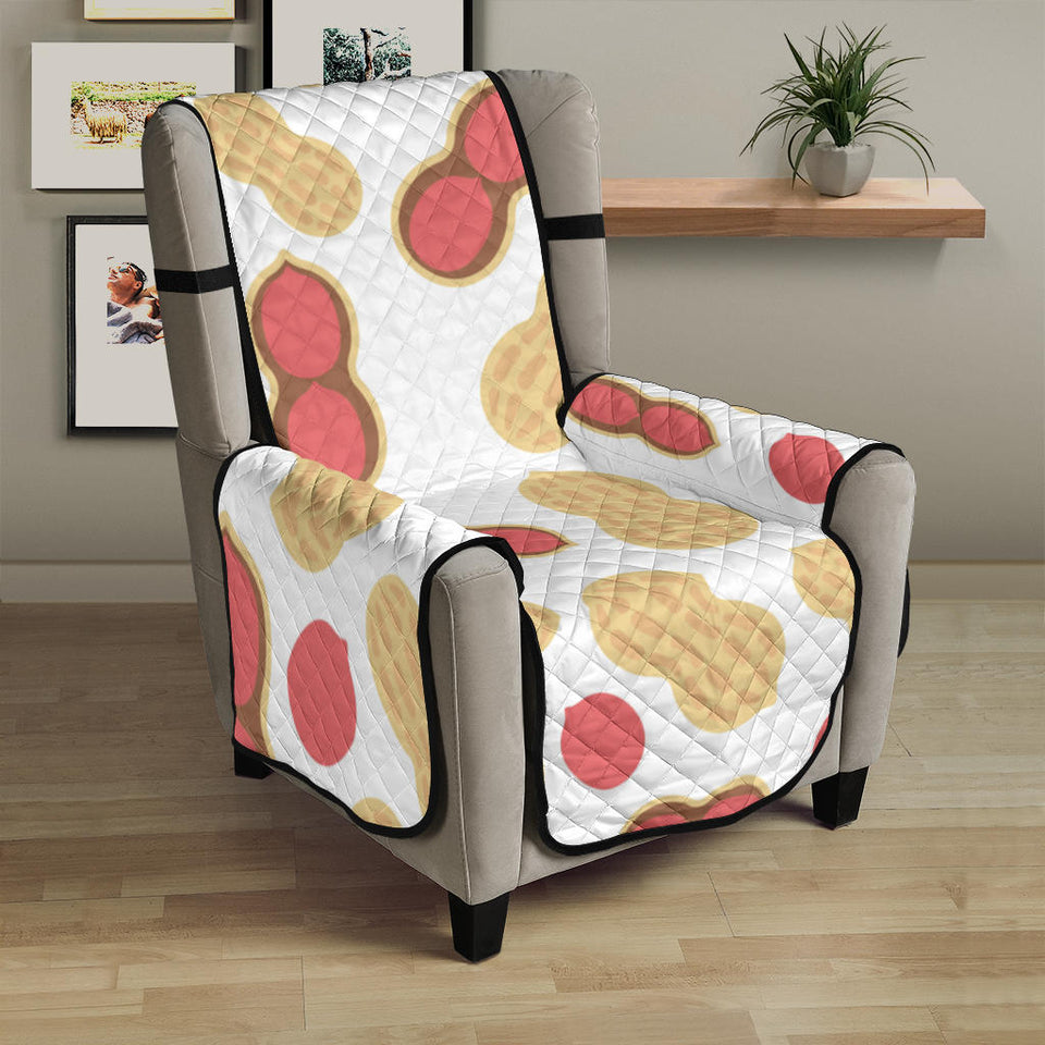 Peanut Theme Pattern Chair Cover Protector