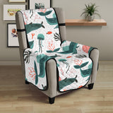 Whale Jelly Fish Pattern  Chair Cover Protector