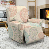 Shell Pattern Recliner Chair Slipcover