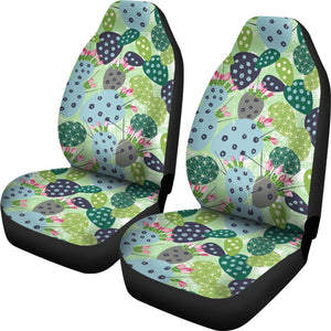 Cactus Pattern Background Universal Fit Car Seat Covers