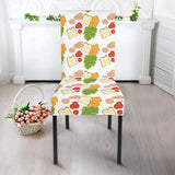 Sandwich Pattern Print Design 02 Dining Chair Slipcover