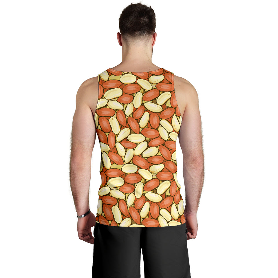 Peanut Pattern Background Men Tank Top