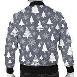 Snowflake Chirstmas Pattern Men Bomber Jacket