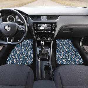 Pelican Pattern Print Design 01 Front Car Mats