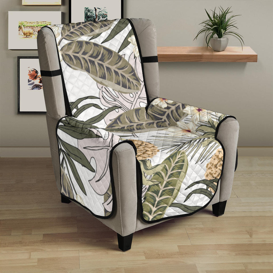 Pineapple Leave flower Pattern Chair Cover Protector