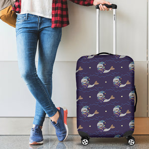 Sleeping Sea Lion Pattern Luggage Covers