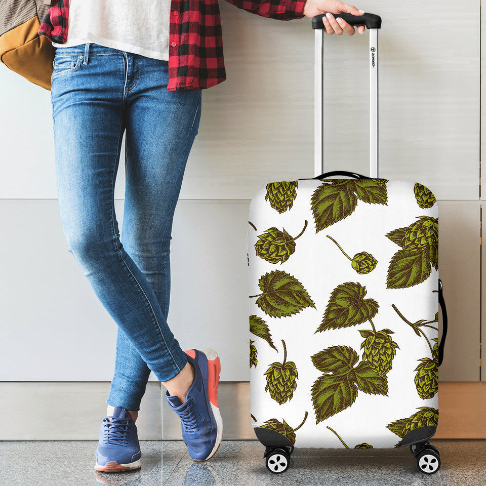 Hop Leaves Pattern Luggage Covers