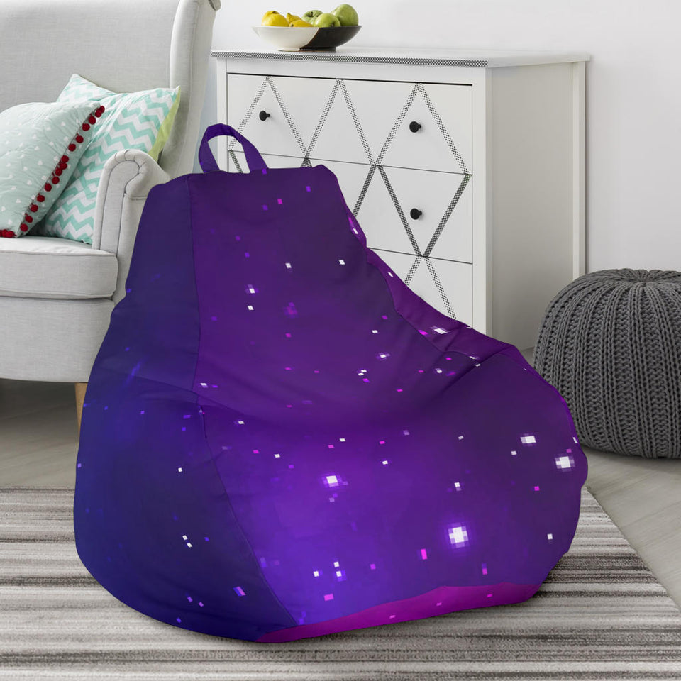 Pink Space Galaxy Pattern4 Bean Bag Cover