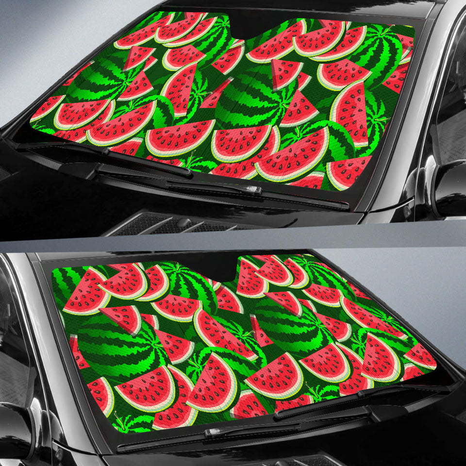 Watermelon Pattern Theme Car Sun Shade