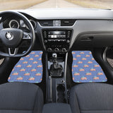 Pig Pattern Print Design 03 Front and Back Car Mats