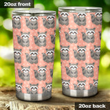 Raccoon Heart Pattern Tumbler