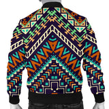 Zigzag African Afro Dashiki Adinkra Kente Men Bomber Jacket