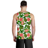 Guava Leaves Pattern Men Tank Top