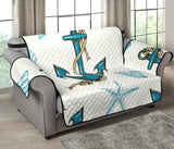 Anchor Shell Starfish Pattern Loveseat Couch Cover Protector