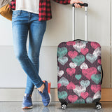 Decorative Heart Pattern Luggage Covers