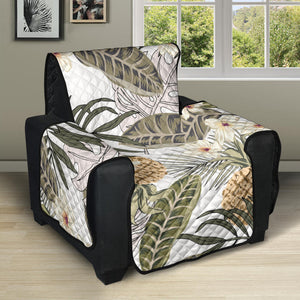 Pineapple Leave flower Pattern Recliner Cover Protector