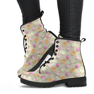 Onion Pattern Theme Leather Boots