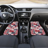 British Pattern Print Design 03 Front Car Mats