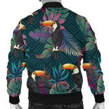 Toucan Pattern Men Bomber Jacket