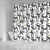 Zebra Pattern Shower Curtain Fulfilled In US