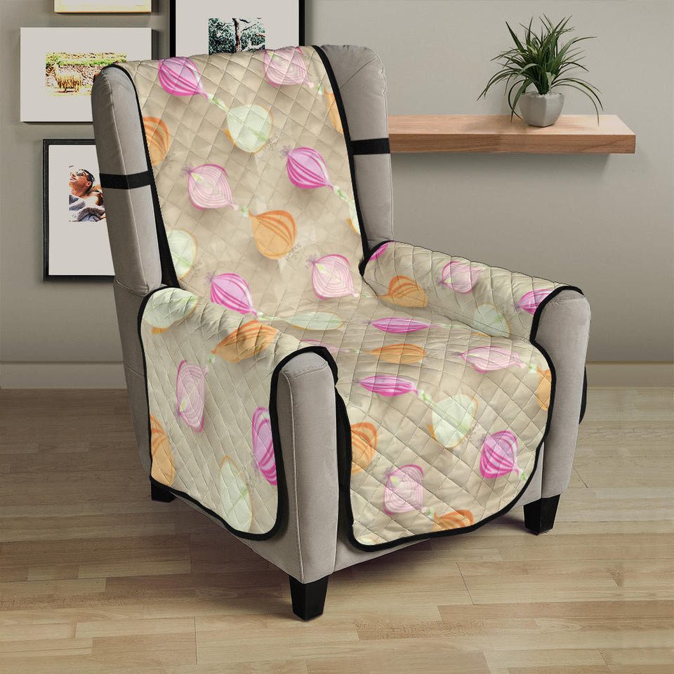 Onion Pattern Theme Chair Cover Protector