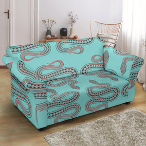 Snake Tribal Pattern Loveseat Couch Slipcover