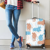 Cow Tribal Pattern Luggage Covers