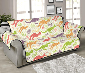 Colorful Kangaroo Pattern Sofa Cover Protector