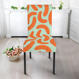 Sausage Pattern Print Design 04 Dining Chair Slipcover