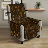 Gold Grape Pattern Chair Cover Protector