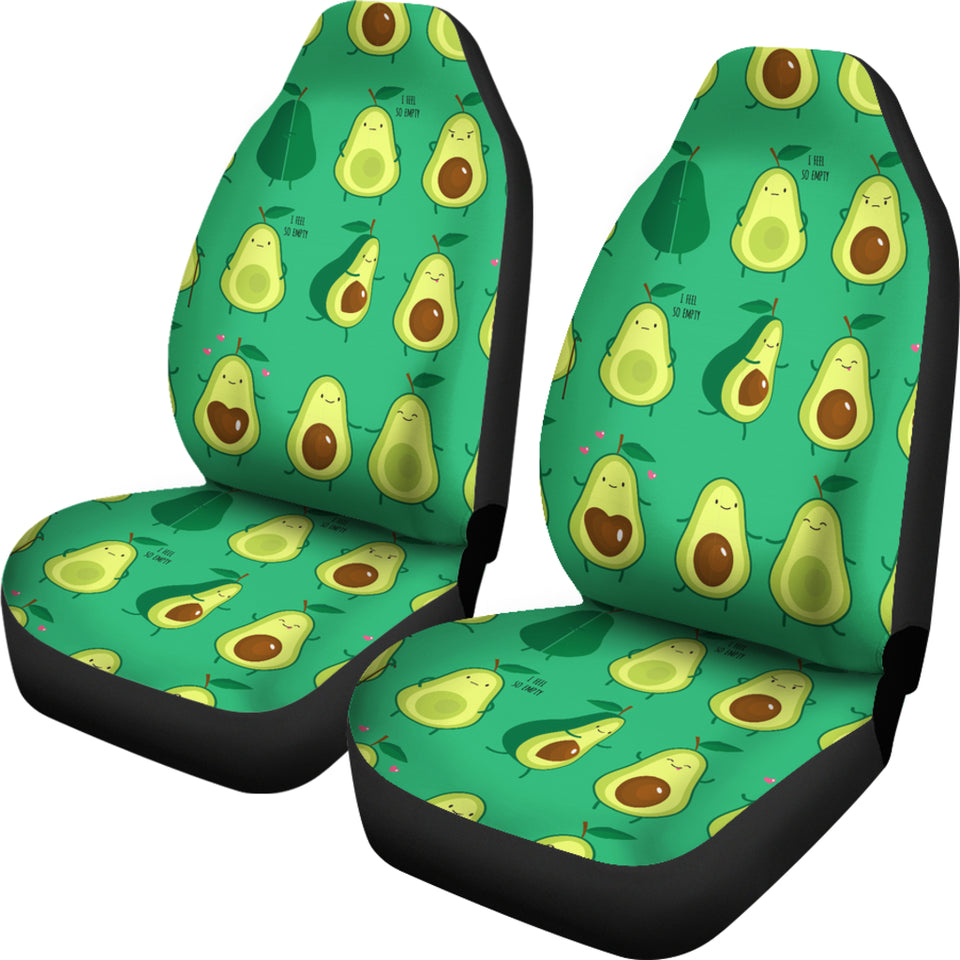 Cute Avocado Pattern Universal Fit Car Seat Covers