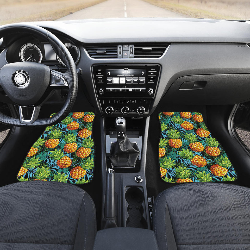 Pineapple Pattern Front Car Mats