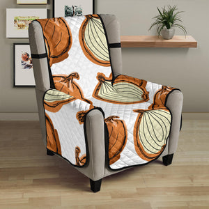 Onion Theme Pattern Chair Cover Protector