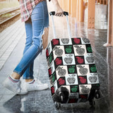 Apple Tribel Pattern Luggage Covers