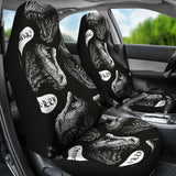 Dinosaur T-rex Head Pattern Universal Fit Car Seat Covers