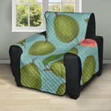 Guava Pattern Green Background Recliner Cover Protector